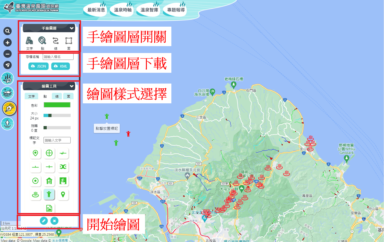 圖臺圈繪功能圖
